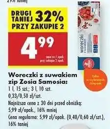 Biedronka Woreczki z suwakiem zip Zosia Samosia : oferta