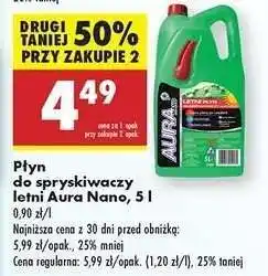 Biedronka Płyn do spryskiwaczy letni Aura Nano, 5 l oferta