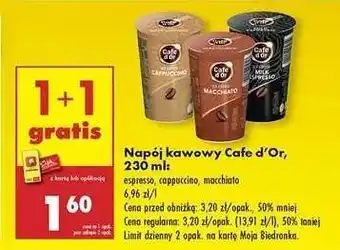 Biedronka Napój kawowy Cafe d'Or, 230 ml oferta