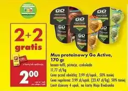 Biedronka Mus proteinowy Go Active, 170 g oferta