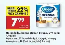 Biedronka Ręczniki kuchenne Queen Strong , 2-4 rolki oferta
