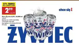 Biedronka Piwo Żywiec 0,0%, 4x500 ml oferta