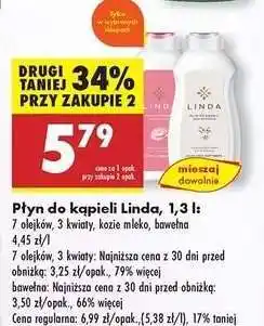Biedronka Płyn do kąpieli Linda, 1,3 l oferta