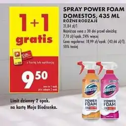 Biedronka Spray Power Foam Domestos, 435 ml oferta