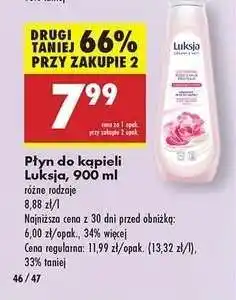 Biedronka Płyn do kapieli Luksja , 900 ml oferta