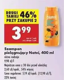 Biedronka Szampon pielęgnujący Natei, 400 ml oferta