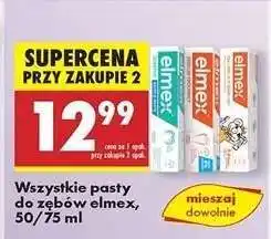 Biedronka Wszystkie pasty do zębów Elmex, 50/75 ml oferta