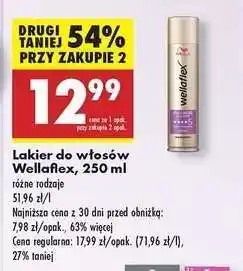 Biedronka Lakier do włosów Wellaflex, 250 ml oferta
