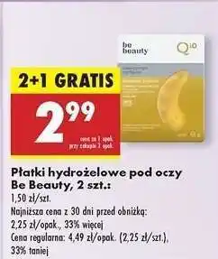 Biedronka Płatki hydrożelowe pod oczy Be Beauty, 2 szt oferta