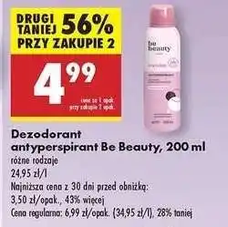 Biedronka Dezodorant antyperspirant Be Beauty, 200 ml oferta