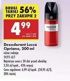 Biedronka Dezodorant Lucca Cipriano 200 ml oferta