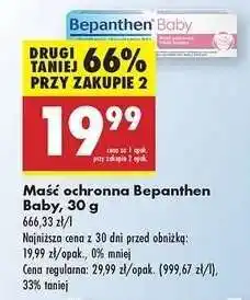 Biedronka Maść ochronna Bepanthen Baby, 30 g oferta