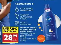 Biedronka Odżywcze mleczko do ciała z pompką NIVEA, 625 ml oferta