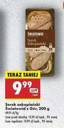 Biedronka Serek zakopiański Światowid z Gór, 200 g oferta