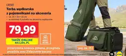 Lidl Torba wędkarska Crivit oferta