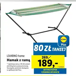Lidl Hamak Livarno oferta