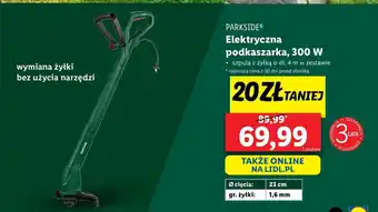 Lidl Podkaszarka Parkside oferta