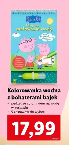 Lidl Kolorowanka Peppa Pig oferta