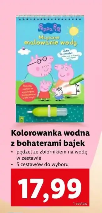 Lidl Kolorowanka Peppa Pig oferta