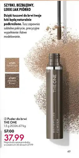 Oriflame Puder do brwi The One oferta
