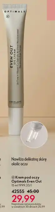 Oriflame Krem pod oczy Optimals oferta