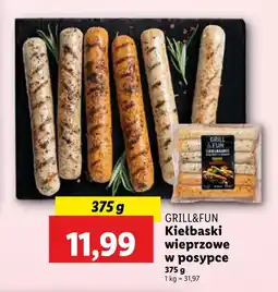 Lidl Kiełbaski na grilla Grill&Fun oferta