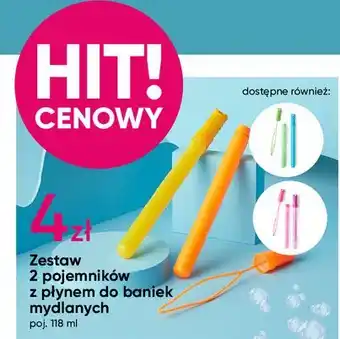 Pepco Pojemniki z płynem do baniek mydlanych 118 ml oferta