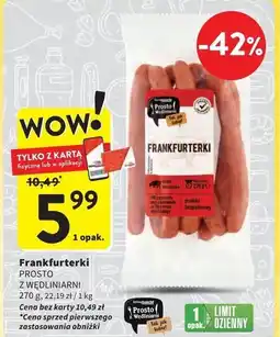 Intermarche Frankfurterki Prosto Z Wędliniarni oferta