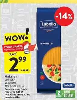 Intermarche Makaron spaghetti Lubella oferta
