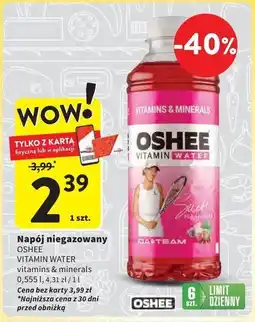 Intermarche Napój witaminy i minerały Oshee Vitamin Water oferta