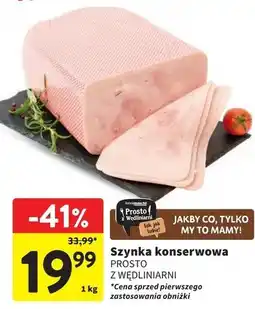 Intermarche Szynka konserwowa Prosto Z Wędliniarni oferta