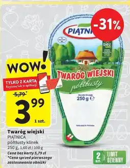 Intermarche Twaróg półtłusty Piątnica Wiejski oferta