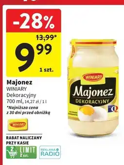Intermarche Majonez dekoracyjny Winiary oferta
