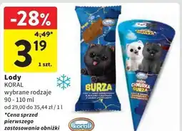 Intermarche Lód burza Koral oferta