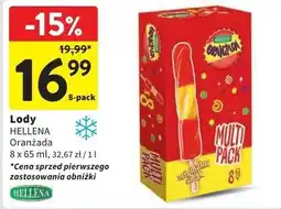 Intermarche Lód świderek Hellena Oranżada oferta