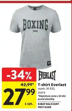 Intermarche T-shirt męski print rozm. m-xxl Everlast oferta