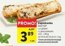 Intermarche Zapiekanka z pieczarkami Maxtop oferta