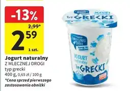Intermarche Jogurt naturalny Z Mlecznej Drogi oferta