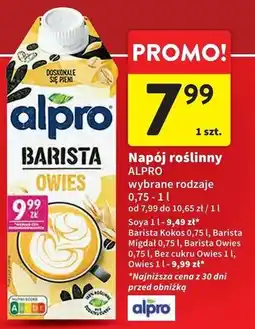 Intermarche Napój owsiany niesłodozny Alpro oferta