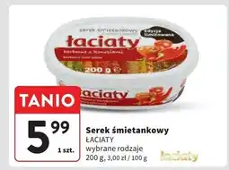 Intermarche Serek śmietankowy barbeque z konopiami Łaciaty oferta
