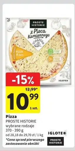 Intermarche Pizza 4 sery Iglotex Proste Historie Z Pieca Kamiennego oferta