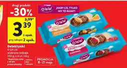 Intermarche Ciastka delektynki malinowe O La La! oferta