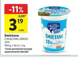 Intermarche Śmietana 12% Z Mlecznej Drogi oferta
