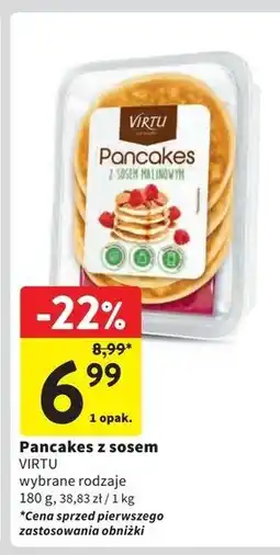 Intermarche Pancakes z sosem malinowym Virtu oferta