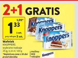 Intermarche Wafelek black & white Knoppers oferta