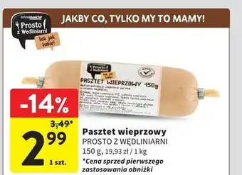 Intermarche Pasztet wieprzowy Prosto Z Wędliniarni oferta