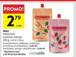 Intermarche Mus jabłkowo-rabarbarowy Owolovo oferta