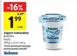 Intermarche Jogurt naturalny gęsty Bakoma oferta