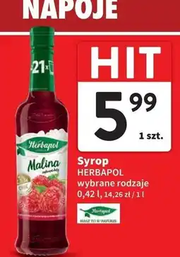 Intermarche Syrop malina Herbapol oferta