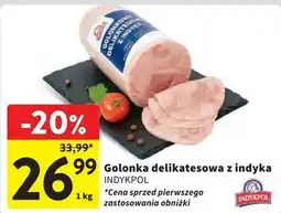 Intermarche Golonkowa delikatesowa z indyka Indykpol oferta
